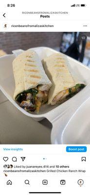 Chicken Ranch Wrap