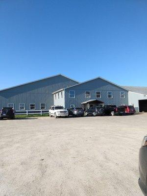 Entrance to office and one of the stables