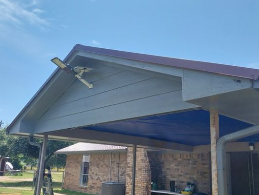 Soffit and fascia repaint