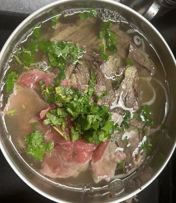 #3 Steak+Tendon Pho