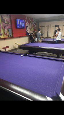 Only four actual 8 ball pool tables