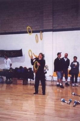 five ring juggling