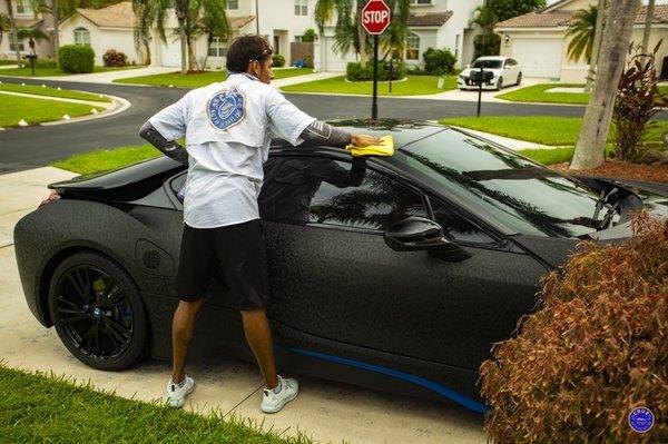 Bmw i8 blank and wrapped amazing results