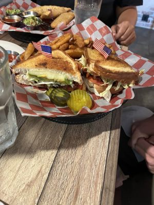 BLT and fries (outstanding sandwhich and some of the best fries I've ever had)