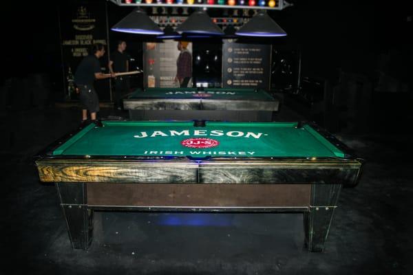 Set you event apart. We can custom print pool table felts with your design or logo.