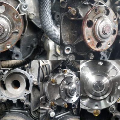 Replace water pump on a 2008 Cadillac SRX