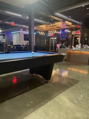 Bar/ pool table area