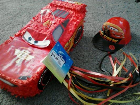 Lightening McQueen pinata $19.99!