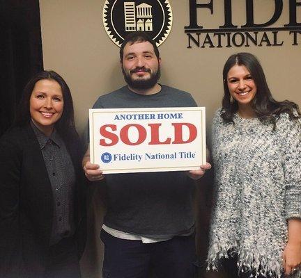 Congratulations Travis!!! Love seeing the joy that comes to the closing table with first time homebuyers! We hope you love your new home.