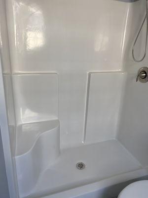 Shower I cleaned