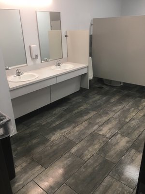 Finished product- Commercial Bathroom