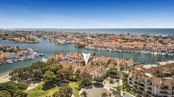 Drone Photography of our sale in Huntington Harbor!