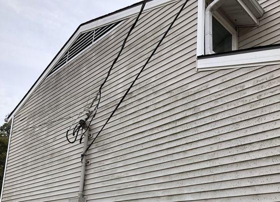 Dirty siding