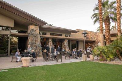 Patio of Thunderbird Country Club at Reception