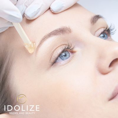 Brow waxing at Idolize Brows and Beauty