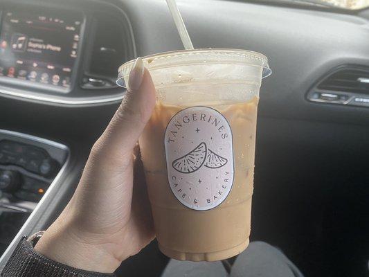 Iced mocha latte