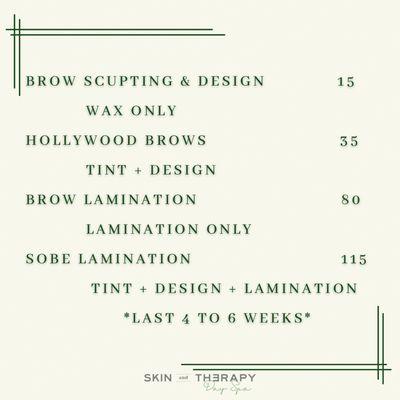 Eyebrow sculpting and design