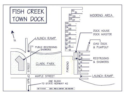 Harbor and Fuel Dock Layout