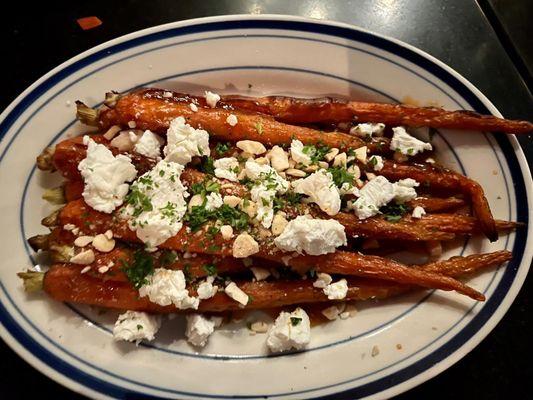 Honey roasted carrots