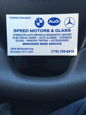 Speed Motors & Glass