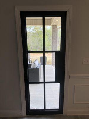 Contemporary iron door