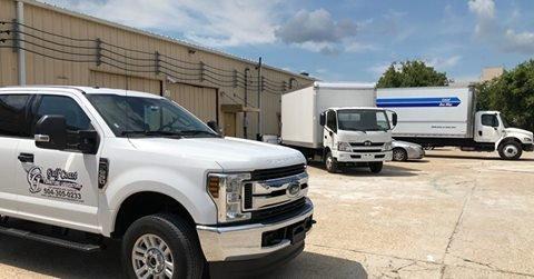 Side of Gulf Coast Furniture Store Warehouse