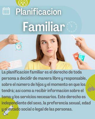 EN CLINICA FAMILIAR DEL PUEBLO TAMBIEN OFRECEMOS PLANIFICACION FAMILIAR, VENGA Y OBTENGA SU CONSULTA POR TAN SOLO $25 DOLARES