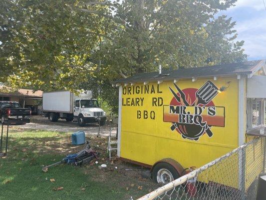 The bbq hut where you place and pick up your order