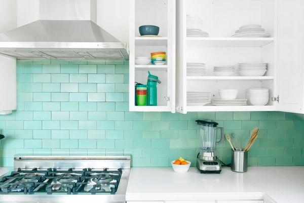 AFTER: family kitchen streamlined to fit the family's needs