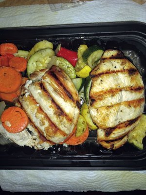 Grilled Chicken with Vegetables Lunch/Dinner