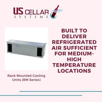 Wine Cellar Refrigeration Systems Rack Mounted Cooling Units (RM Series)