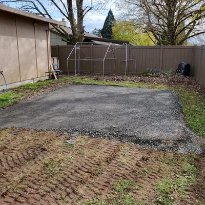 Shed pad