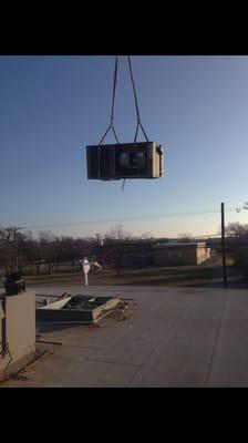 Removing the roof top unit