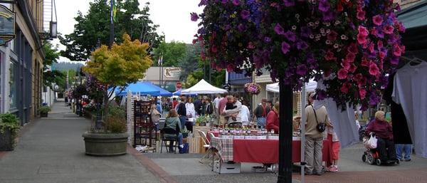 Booth at Coos Bay Farmers' Market