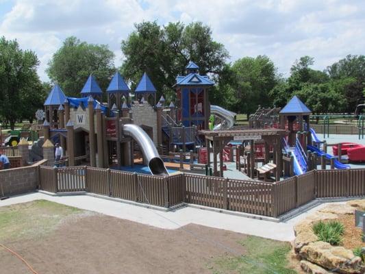 Custom Designed Playground built by the community of Winfield, KS