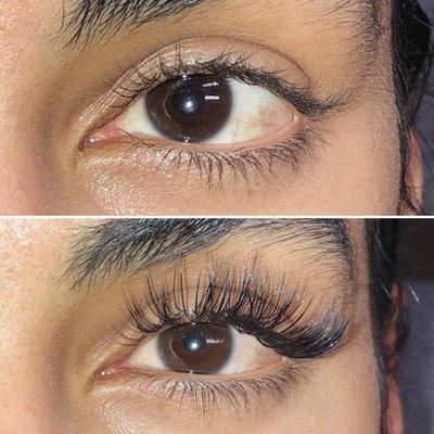 Before Volume Eyelash Extensions, After Volume Lash Extensions! 3