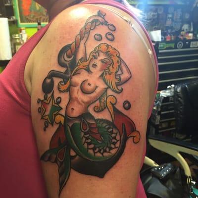 Aaron Cutts at Sacred Tattoo