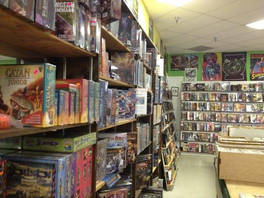 LOTS of games to choose from.