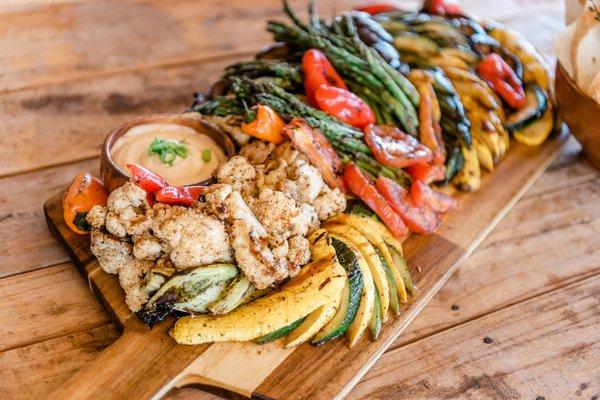 Balsamic Roasted Heirloom Vegetable Board