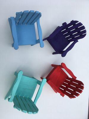 Mini Adirondack chairs