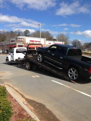 custom truck towing