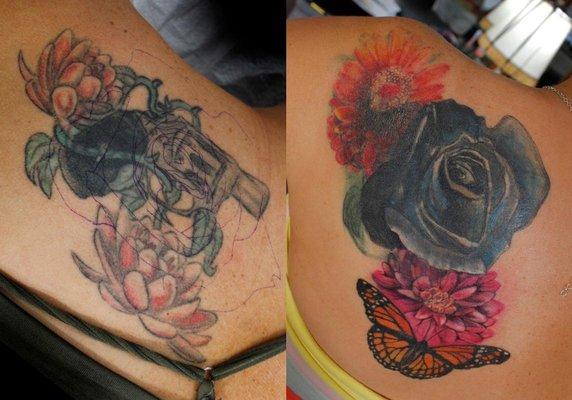 My coverup of a coverup...my very own photography on my body