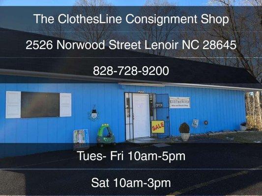 Come check us out. We have items for everyone.