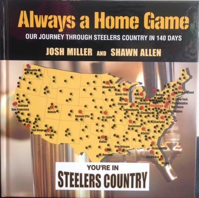 Calling all Steeler fans. Pick up a copy at WELCOME Pittsburgh Information and Gift Shop.