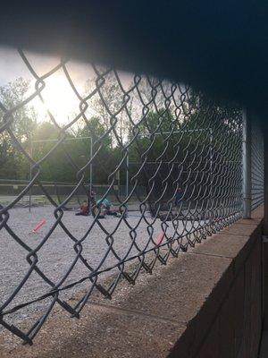 Batting cages.