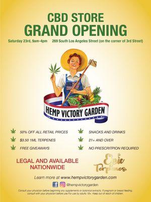 Grand Opening Saturday June 23rd 2018