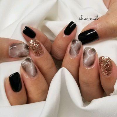 Gelnail&gelpedi  with design gest only here! Check my Instagram page shia_nail