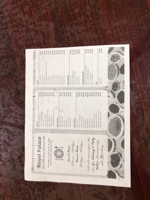 Menu Front