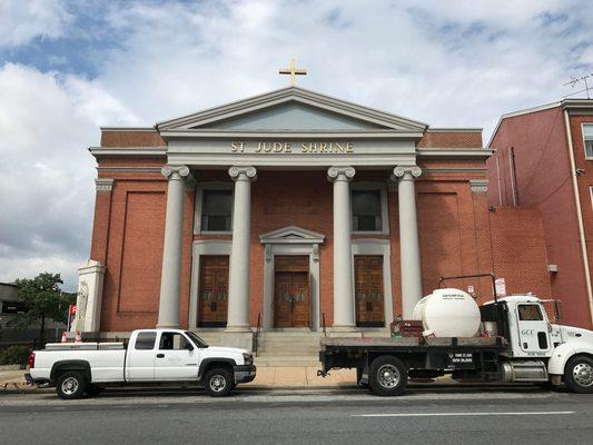 Front, St. Jude Shrine, 308 N. Paca Street