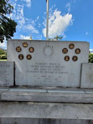 Memorial up close